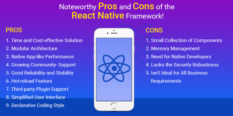 Noteworthy Pros and Cons of the React Native Framework!