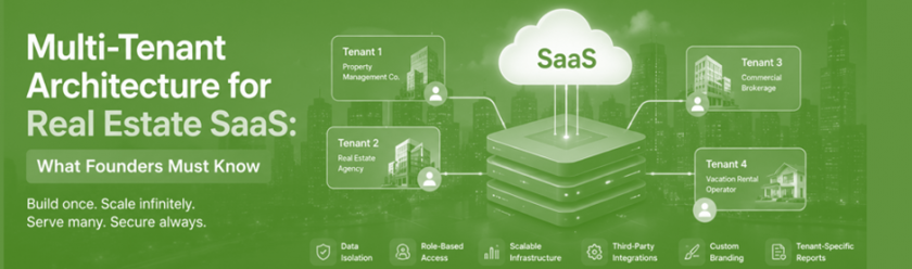 Multi-Tenant Architecture for Real Estate SaaS: What Founders Must Know!