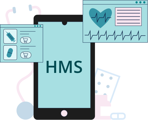 Feature-packed Healthcare Management System (HMS)