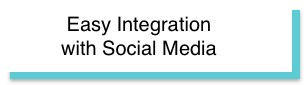 Easy Integration with Social Media